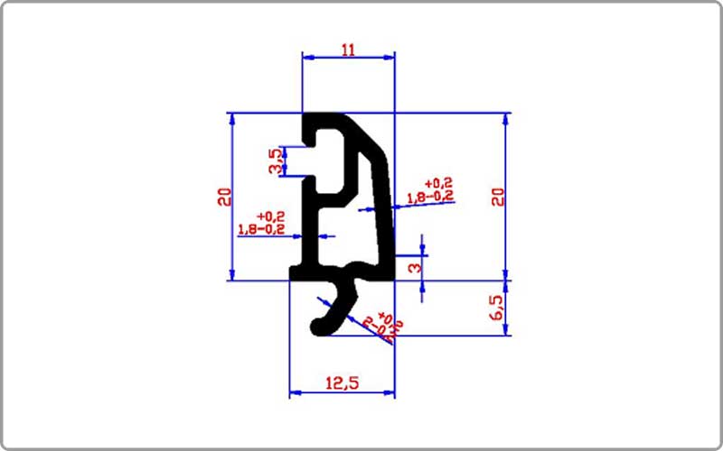 پروفيل یو پی وی سی زهوار سه جداره