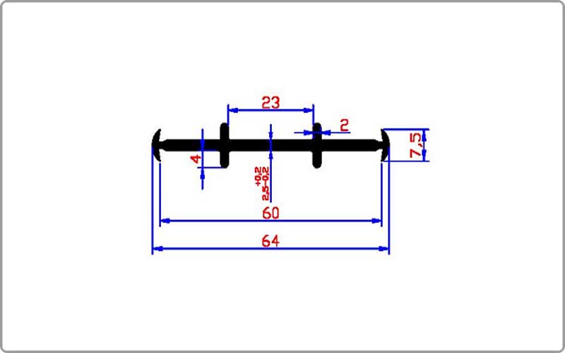 پروفيل یو پی وی سی واسطه