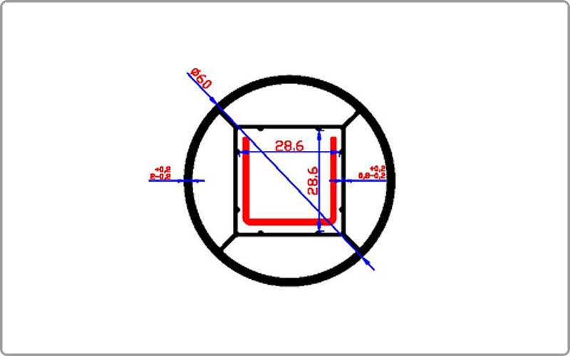 پروفيل یو پی وی سی لوله
