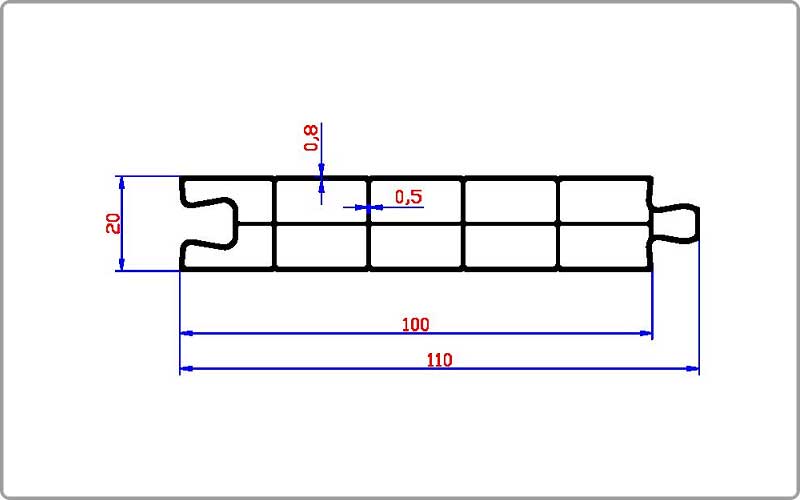 پروفيل یو پی وی سی پانل